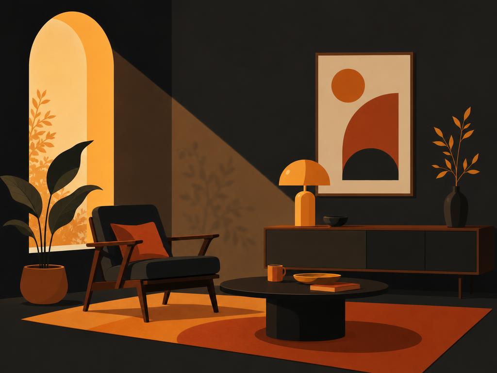 Flat vector illustration of overlapping translucent project cards or windows stacking and creating visual noise, warm am