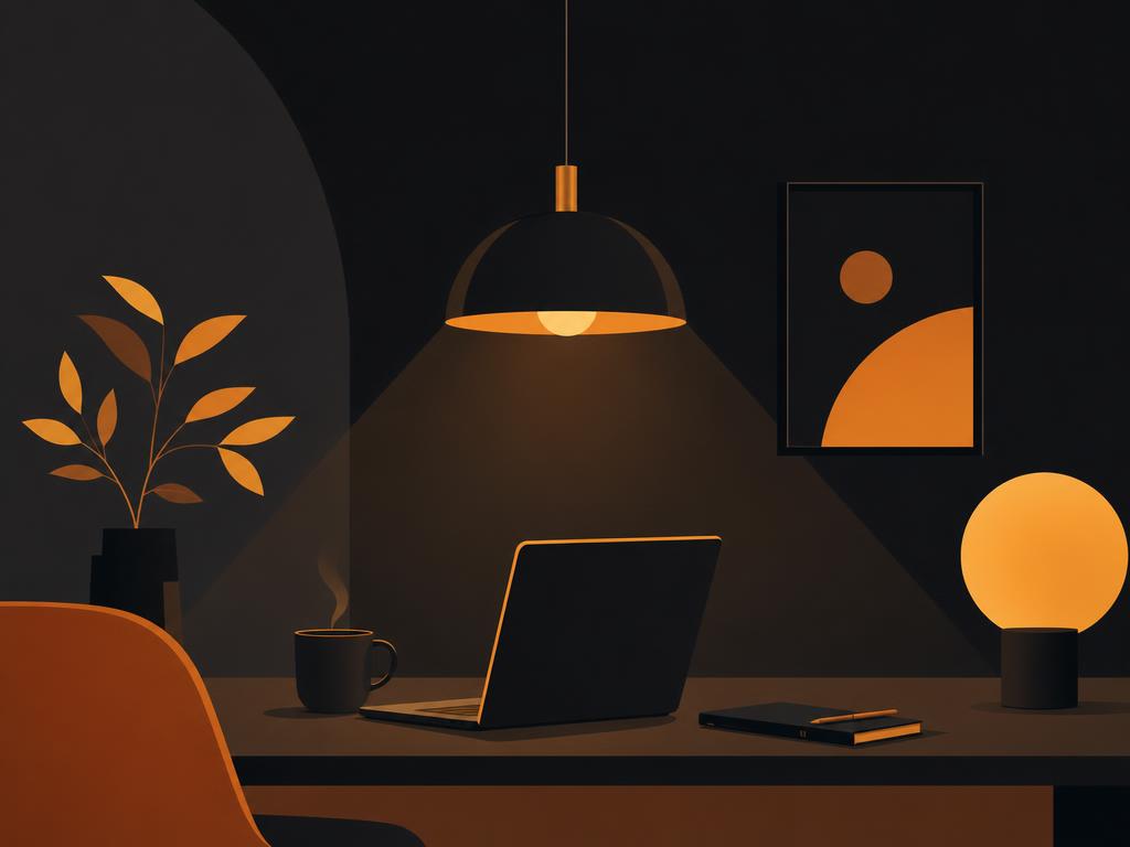 Flat-vector illustration of a simple timer or clock face with a 45-minute arc highlighted in warm orange, surrounded by